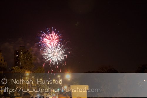 Minneapolis fireworks on 4 July 2010